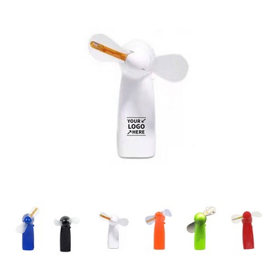 Flashing Word Mini Fans