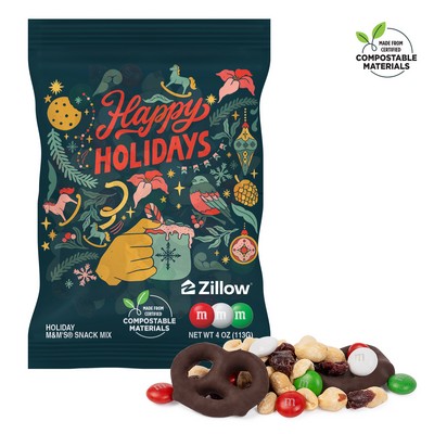 4oz. ECO- Digibag™, Holiday M&M Snack Mix