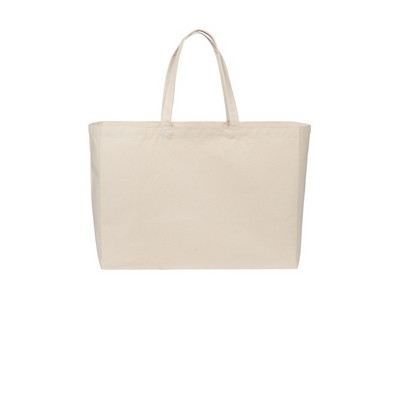 Port Authority® Cotton Canvas Jumbo Tote