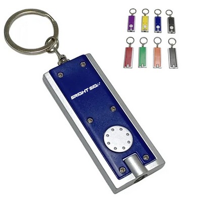 Mini Square LED Keychain Flashlight