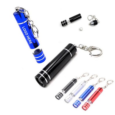 Twin-Beam Telescopic LED Keychain