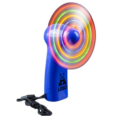 Pre-Programmed Mini LED Flashing Message Advertising Fan