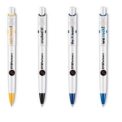 Roma Plastic Click Ballpoint Pen Carbon Neutral Made in Italy