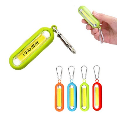 Sleek COB Keychain with Carabiner