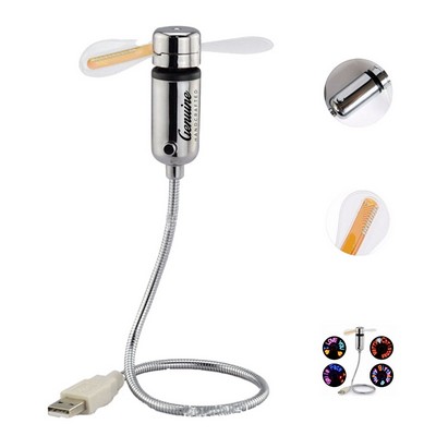 Usb Portable Programmable Led Fan