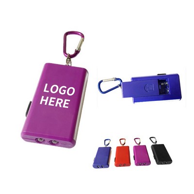 Rectangular COB & LED Keychain