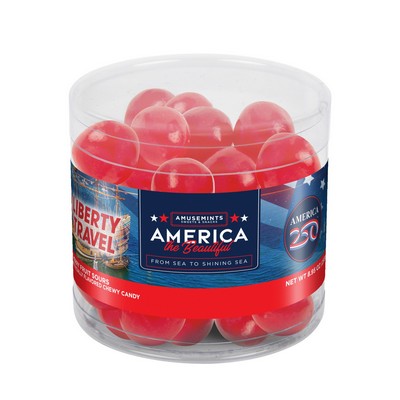 America 250- Round Acetate-Cherry Fruit Sours