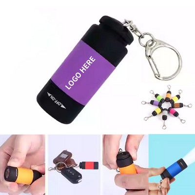 Grip-Tight LED Barrel Keychain