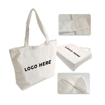 12 OZ Cotton Canvas Tote Bag 20" X 15" X 5"