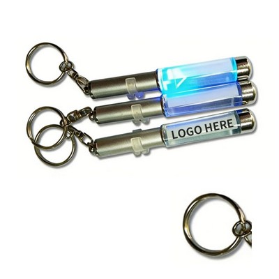 Glowing Liquid LED Keychain