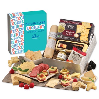 Shelf Stable Snack Lover's Gift Box with Full Color Sleeve